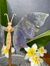 Load image into Gallery viewer, High Quality Labradorite Crystal Butterfly Wings Purple Flash