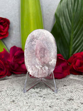 Load image into Gallery viewer, Calming Purple Lepidolite Mica Flash Palmstone Carving
