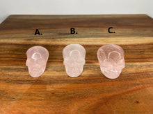 Load image into Gallery viewer, Mini Rose Quartz Skulls