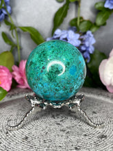 Load image into Gallery viewer, Shattuckite Chrysocolla Malachite Crystal Sphere