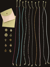 Load image into Gallery viewer, Custom Dainty Crystal Beaded Choker Necklace With Pouch