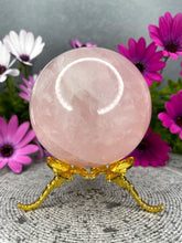 Load image into Gallery viewer, Discounted Rose Quartz Crystal Sphere