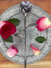 Load image into Gallery viewer, Dream Amethyst Crystal Rose Silver Stem