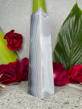 Load image into Gallery viewer, Beautiful Agate Crystal Tower Point