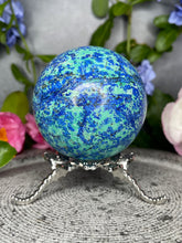 Load image into Gallery viewer, Stunning Azurite Malachite Crystal Sphere