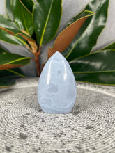 Load image into Gallery viewer, Serene Blue Lace Agate Crystal Flame