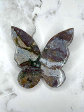 Load image into Gallery viewer, Stunning Ocean Jasper Butterfly Carving 1pc