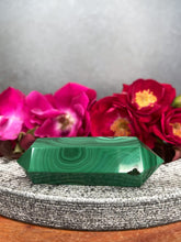 Load image into Gallery viewer, Stunning Natural Malachite Double Terminator Crystal Point