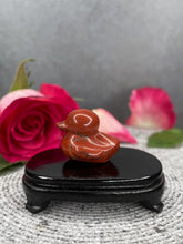 Load image into Gallery viewer, Red Jasper Crystal Duck Carving