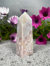 Load image into Gallery viewer, Charming Pink Amethyst Flower Agate Crystal Tower