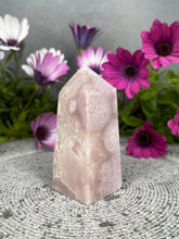 Load image into Gallery viewer, Lovely Pink Amethyst Flower Agate Crystal Tower