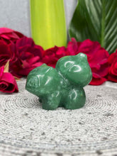 Load image into Gallery viewer, Green Aventurine Bulbasaur Crystal Pokémon Carving