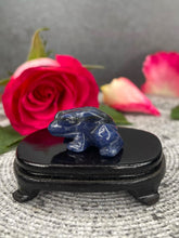 Load image into Gallery viewer, Sodalite Crystal Frog Carving