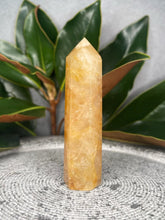 Load image into Gallery viewer, Inner Growth Golden Healer Crystal Tower Point