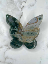 Load image into Gallery viewer, Stunning Ocean Jasper Butterfly Carving 1pc