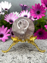 Load image into Gallery viewer, Purple Fluorite Transparent Crystal Sphere