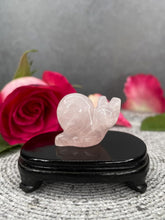 Load image into Gallery viewer, Rose Quartz Crystal Snail Carving