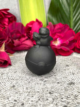 Load image into Gallery viewer, Black Obsidian Charmander Poké Ball Crystal Carving
