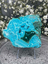 Load image into Gallery viewer, Chrysocolla Malachite Slab Raw/Polished Freeform