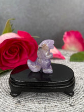 Load image into Gallery viewer, Dream Amethyst Dinosaur Crystal Carving