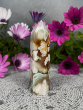 Load image into Gallery viewer, Stunning Flower Agate Crystal Tower Point