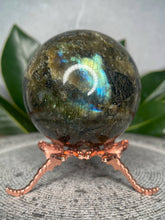 Load image into Gallery viewer, Vibrant Labradorite Crystal Sphere