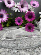 Load image into Gallery viewer, Stunning Clear Quartz Dolphin Crystal Carving