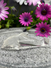 Load image into Gallery viewer, Pretty Clear Quartz Dolphin Crystal Carving