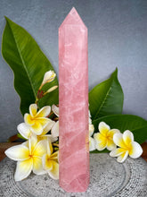 Load image into Gallery viewer, Beautiful High Quality Rose Quartz Crystal Tower Point