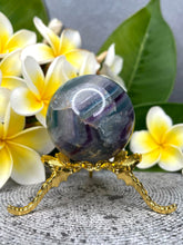 Load image into Gallery viewer, Breathtaking Rainbow Fluorite Crystal Sphere Ball