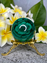 Load image into Gallery viewer, High Quality Malachite Crystal Sphere Transformation