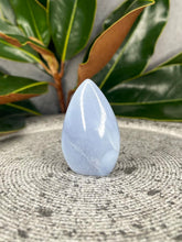 Load image into Gallery viewer, Calming Blue Lace Agate Crystal Flame