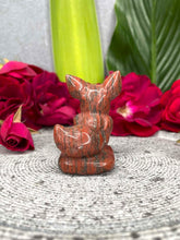 Load image into Gallery viewer, Mahogany Obsidian Eevee Crystal Pokémon Carving