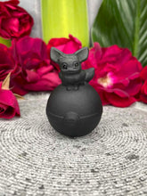 Load image into Gallery viewer, Black Obsidian Eevee Poké Ball Crystal Carving