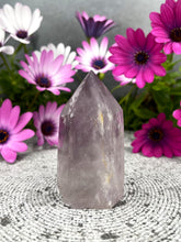 Load image into Gallery viewer, Beautiful Purple Fluorite Crystal Tower Point