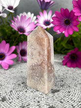 Load image into Gallery viewer, Natural Pink Amethyst Crystal Tower Point