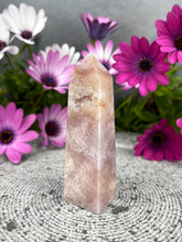 Load image into Gallery viewer, Stunning Pink Amethyst Crystal Tower Point