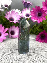 Load image into Gallery viewer, Stunning Natural Moss Agate Tower Point