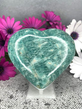Load image into Gallery viewer, Discounted (Repaired) Amazonite Crystal Love Heart