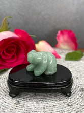 Load image into Gallery viewer, Green Aventurine Crystal Bear Carving