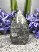 Load image into Gallery viewer, Spiritual Growth Labradorite Crystal Flame With Flash