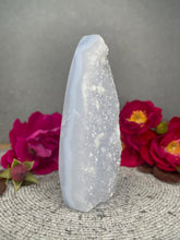 Load image into Gallery viewer, Soothing Blue Lace Agate Crystal Flame Cluster