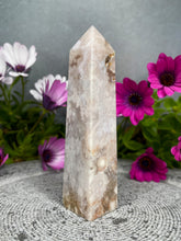 Load image into Gallery viewer, Natural Pink Amethyst Flower Agate Crystal Tower
