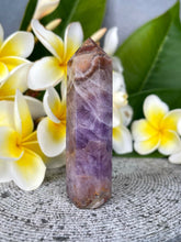 Load image into Gallery viewer, Harmony Mexican Crazy Lace Agate Amethyst Crystal Tower Point