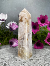Load image into Gallery viewer, Natural Pink Amethyst Flower Agate Crystal Tower