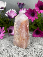 Load image into Gallery viewer, Spectacular Pink Amethyst Flower Agate Crystal Tower