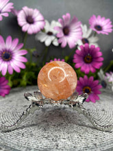 Load image into Gallery viewer, Beautiful Small Fire Quartz Hematoid Crystal Sphere