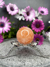 Load image into Gallery viewer, Beautiful Small Fire Quartz Hematoid Crystal Sphere