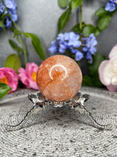 Load image into Gallery viewer, Uplifting Fire Quartz Hematoid Crystal Sphere