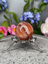 Load image into Gallery viewer, Balance Fire Quartz Hematoid Crystal Sphere